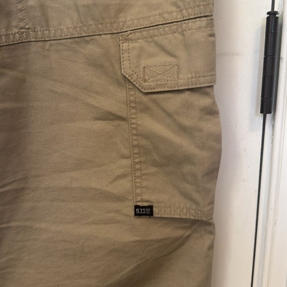 MENS 5.11 TACTICAL TAN CARGO COTTON WORK PANTS SIZE 44 x 30 - Picture 11 of 13